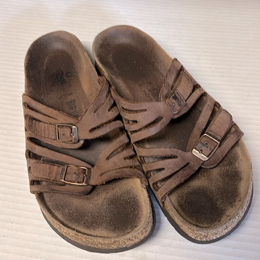 Birkenstock Brown Strappy Sandals Women’s Size 8 1/2 - 9